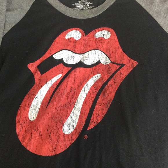 Rolling Stones Ladies Baseball Top L - Picture 3 of 3